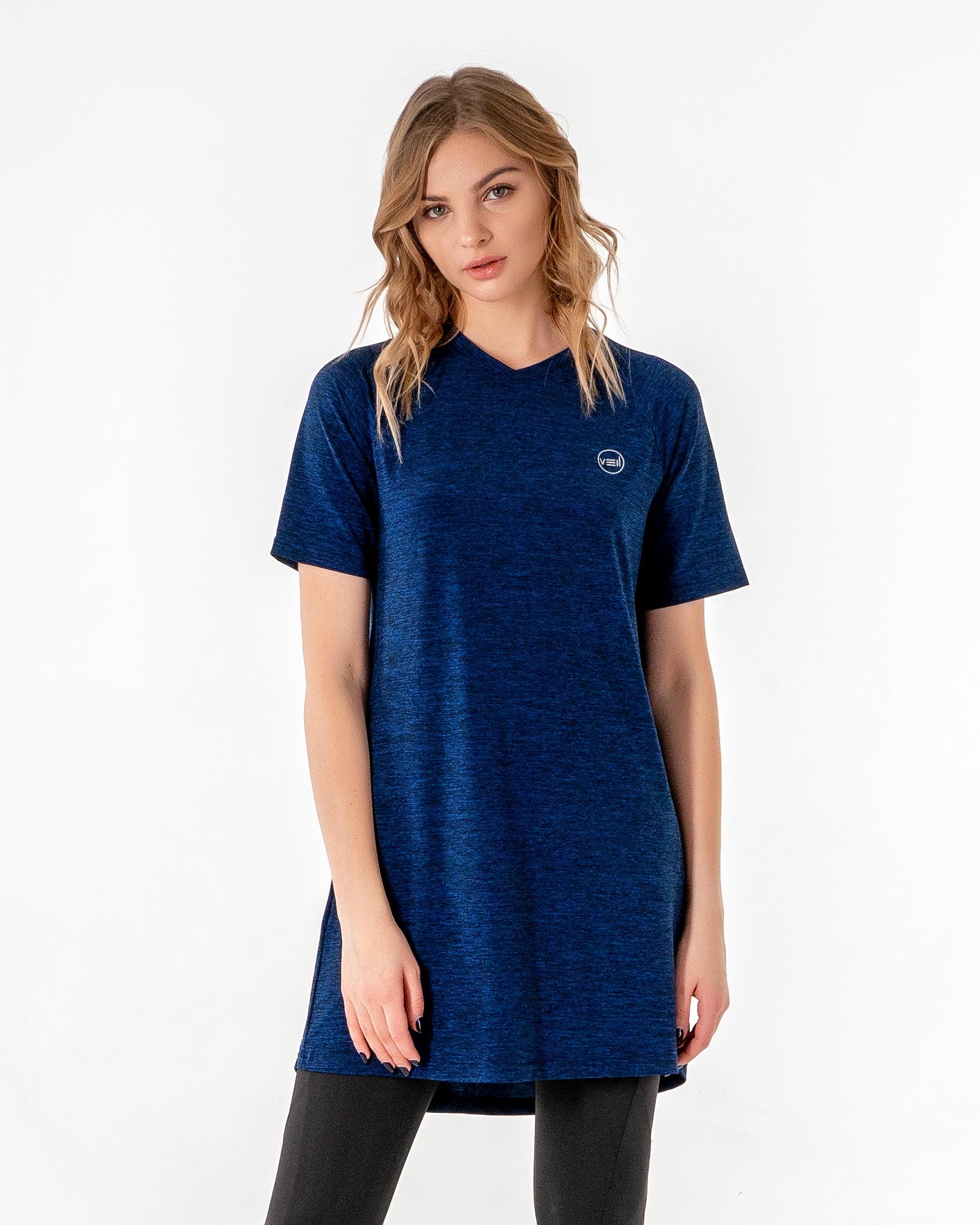 Navy blue t shirt dress best sale